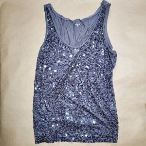 Set of Two (2) Garnet Hill Sequined Tank Tops, Size XL